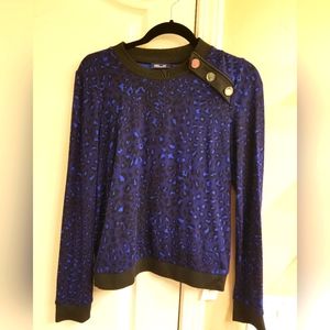 Baum Und Pferdgarten * Animal Print Knit Top * Med